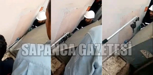 Sedaş ve İtfaiye Zoru Başardı