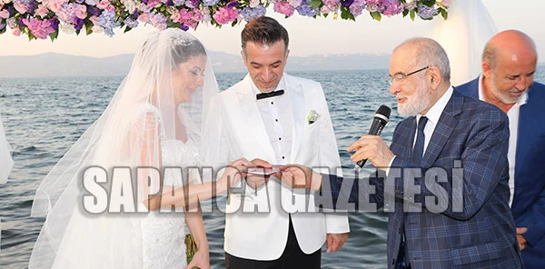 Karamollaoğlu, Sapanca'da Nikah Şahidi Oldu