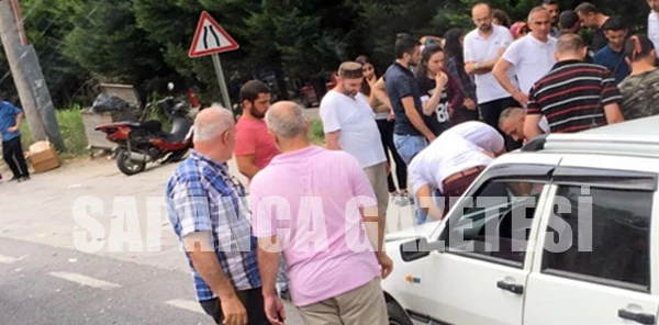 Otomobil ile Motosiklet Çarpıştı: 1 Yaralı