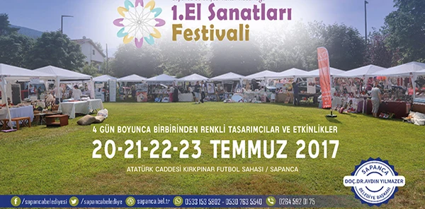 Sapanca El Sanatları Festivali Başlıyor