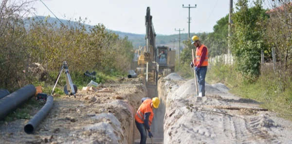 Sapanca'da 17 Mahalleye Yeni İçmesuyu Hattı