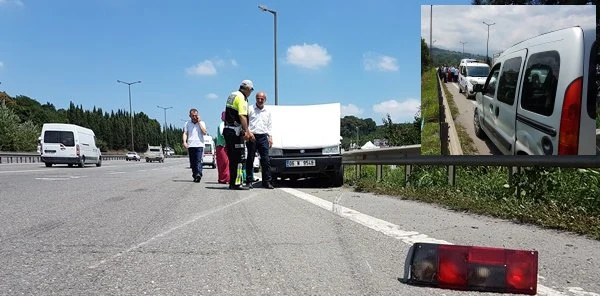 Sapanca'da Trafik Kazası: 1 Yaralı