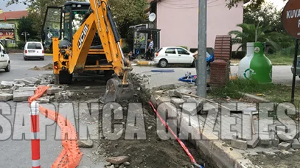 Sapanca'da Mobese Çalışmaları Başladı