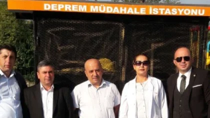 Deprem Müdahale İstasyonu Kuruldu