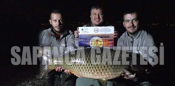 22 Kilo 600 Gramlık Sazan Yakaladılar