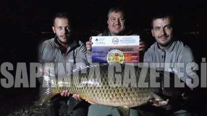22 Kilo 600 Gramlık Sazan Yakaladılar