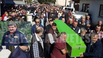 İtfaiye Amiri Hakkı Şahin Son Yolculuğuna Uğurlandı