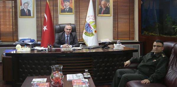 İl Jandarma Komutanından Yılmazer'e Ziyaret
