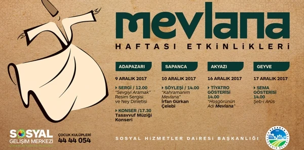 'Mevlana' Sgm'lerde Anılacak