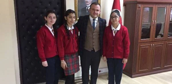 Öğrencilerden Kaymakama Ziyaret