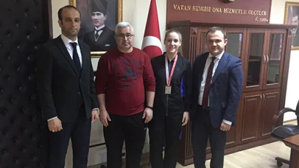 Başarılı Karateciden Kaymakam'a Ziyaret