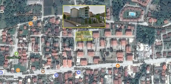 Karayollarından Sapanca'da Satılık Taşınmaz