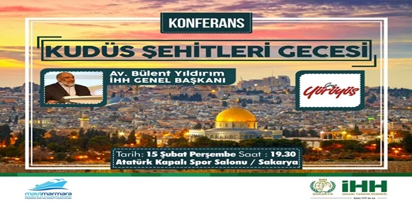 İhh'dan Kudüs Şehitleri Gecesine Davet
