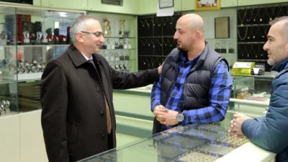 Başkan Yılmazer'den Esnaf Ziyaretleri
