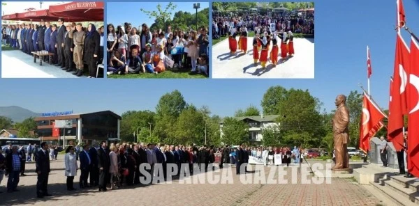 23 Nisan Sapanca'da Coşkuyla Kutlandı
