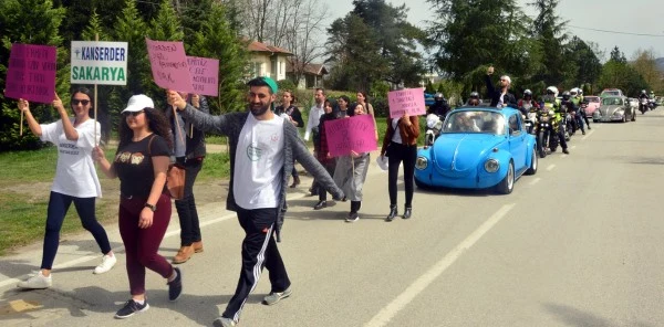 Sapanca'da Kansere Karşı Farkındalık Yürüyüşü