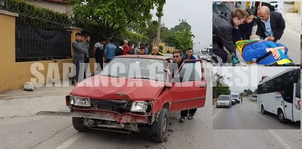 Sapanca'da Trafik Kazası: 1 Yaralı