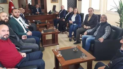 İYİ Parti'den Kaymakam Ada'ya Ziyaret