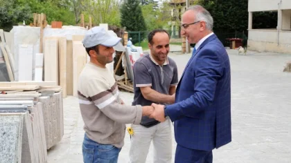 Yılmazer Esnaf Ziyaretlerine Devam Ediyor