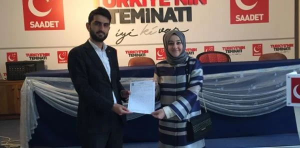 Güçlü, SAADET'ten Aday Adayı Oldu