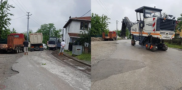Ünlüce Mahallesine Yeni Asfalt
