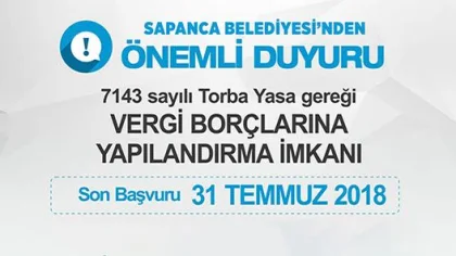 Vergi Borçlarına Yapılandırma Fırsatı