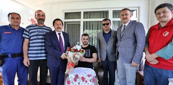 Balkanlıoğlu'ndan Gazi Çakıroğlu'na Ziyaret