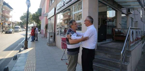 Başkan Yılmazer'den Esnaf Ziyareti
