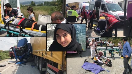 Trafik Kazası 1 Ölü Çok Sayıda Yaralı