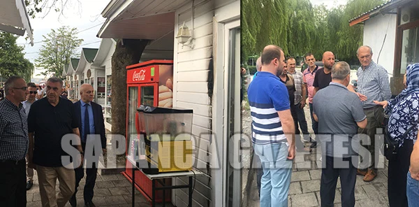Yangın Yerini İncelediler