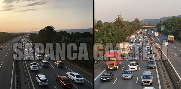 Bayram Bitmeden TEM'de Dönüş Trafiği Başladı