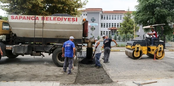 Sapanca'da Asfalt İyileştirme Çalışmaları