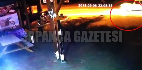 Kaza Anı Güvenlik Kamerasında