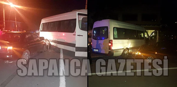 Sapanca'da Trafik Kazası: 2 Yaralı