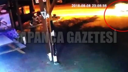 Kaza Anı Güvenlik Kamerasında