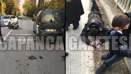 Sapanca'da Trafik Kazası: 2 Yaralı
