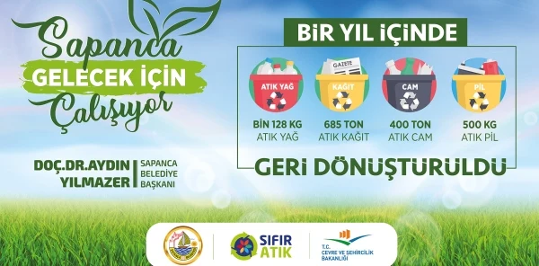 1 Yılda 1 Milyon 628 Kilo Evsel Atık Toplandı