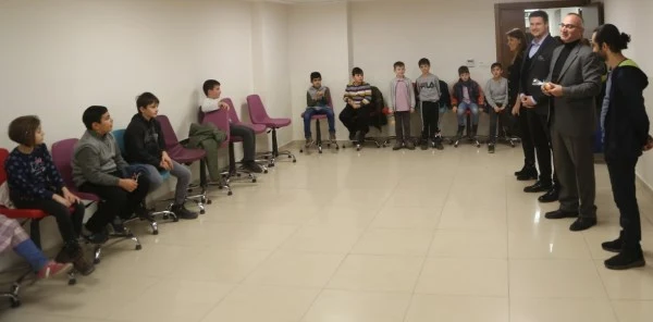 Başkan Yılmazer, Öğrencilerle Bir Araya Geldi