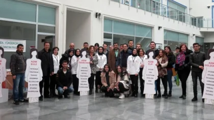 Öğrenciler Kadına Yönelik Şiddete Dikkat Çekti