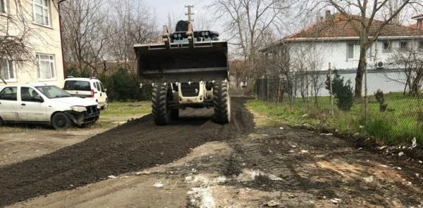 Sapanca'da Asfalt Kırıkları Değerlendiriliyor