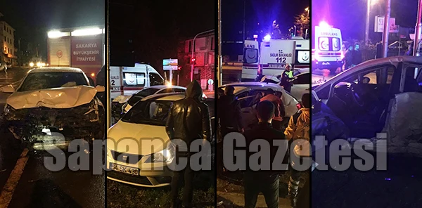 Sapanca'da Trafik Kazası: 2 Yaralı