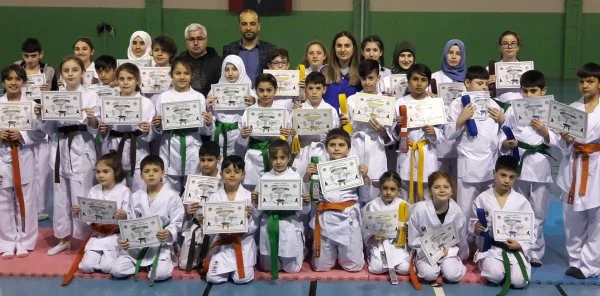 Sapanca'da Kuşak Terfi Heyecanı