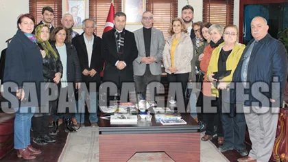 CHP'den Başkan Yılmazer'e Ziyaret