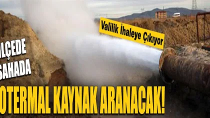 Sapanca'da Jeotermal Kaynak Aranacak