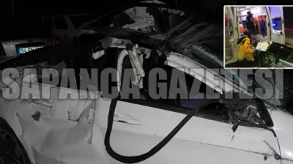 Sapanca'da Trafik Kazası: 1 Ölü, 1 Yaralı