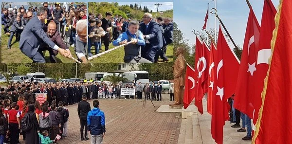 23 Nisan Sapanca'da Coşkuyla Kutlandı