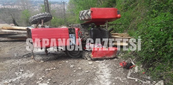 Sapanca'da Traktör Kazası: 2 Yaralı