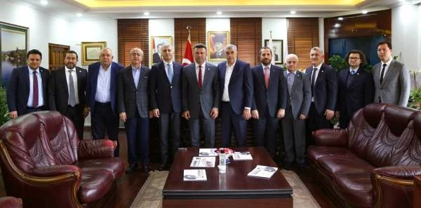 SATSO'dan Başkan Özen'e Ziyaret