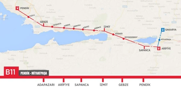 Adapazarı-İstanbul Tren Seferleri Değişti