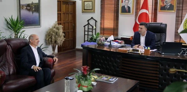 Keleş'ten Başkan Özen'e Ziyaret